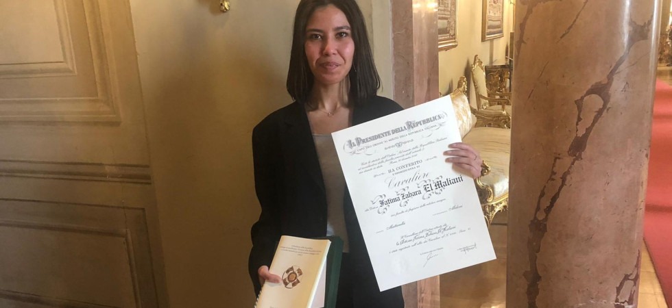 Premiata per il suo impegno nel doposcuola con i bambini stranieri: studentessa di UniTn nominata Cavaliere della Repubblica